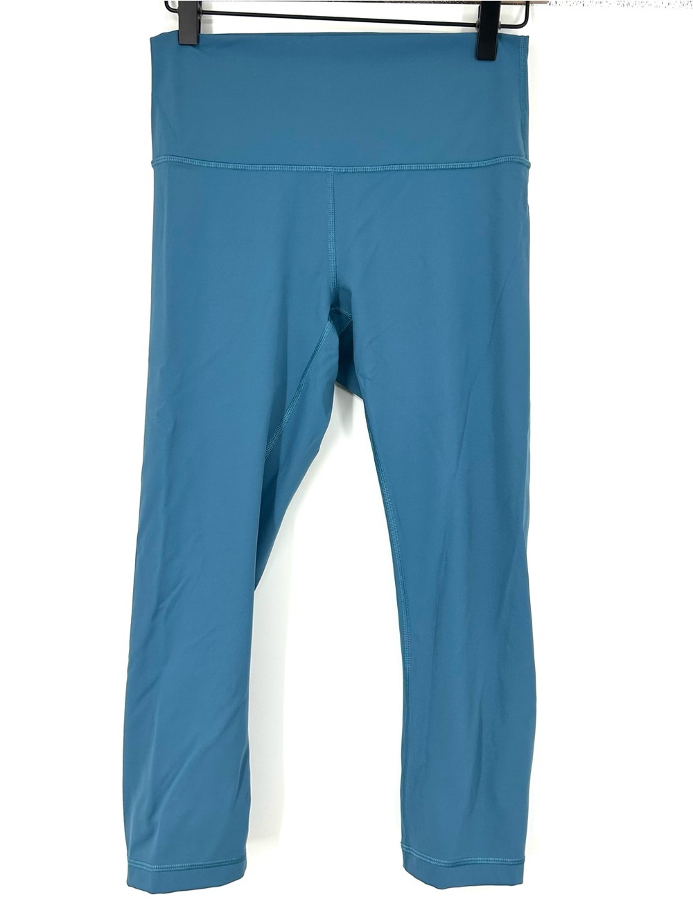 Lululemon Align High Rise Leggings Cropped Blue
